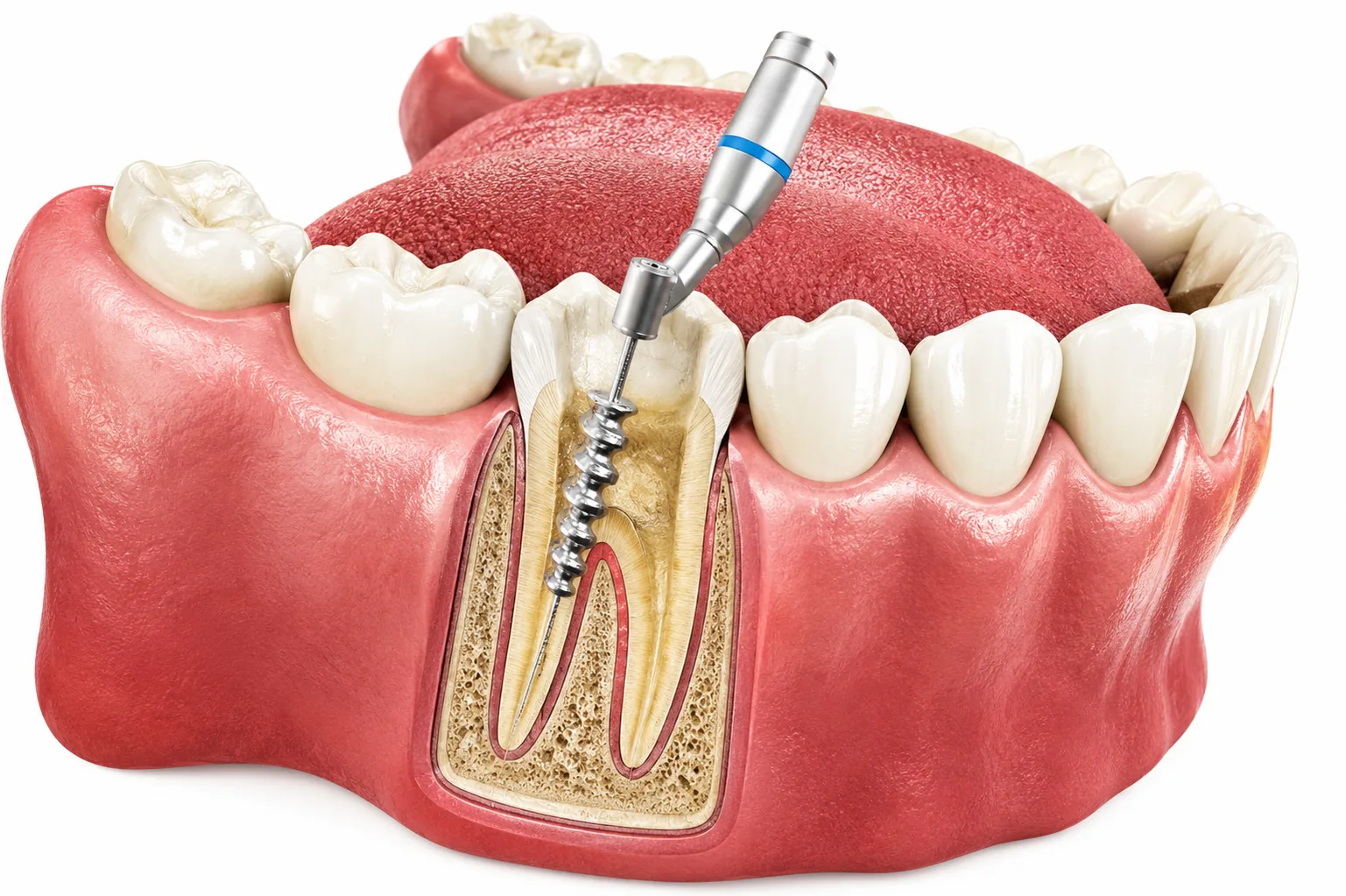 Painless rotary endodontics root canal therapy at Vasantha Dental